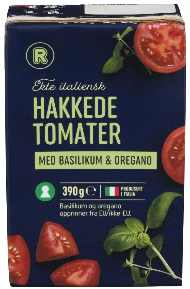 Hakkede tomater
