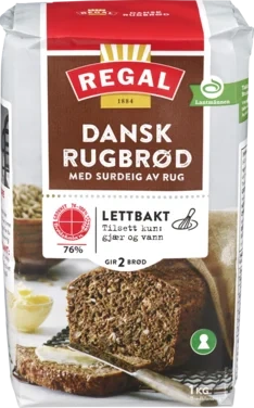 Dansk Rugbrød 1kg Regal