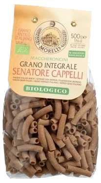 Maccheroncini Pasta Fullkorn Øko 500g Morelli