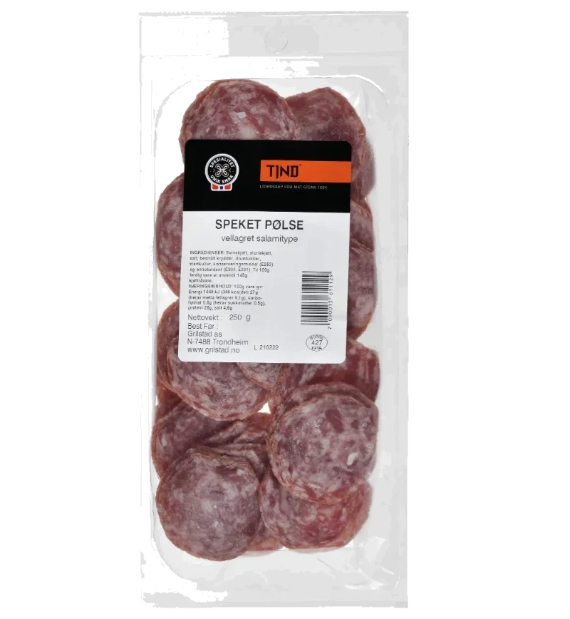 Tind Vellagret Salamitype 250g