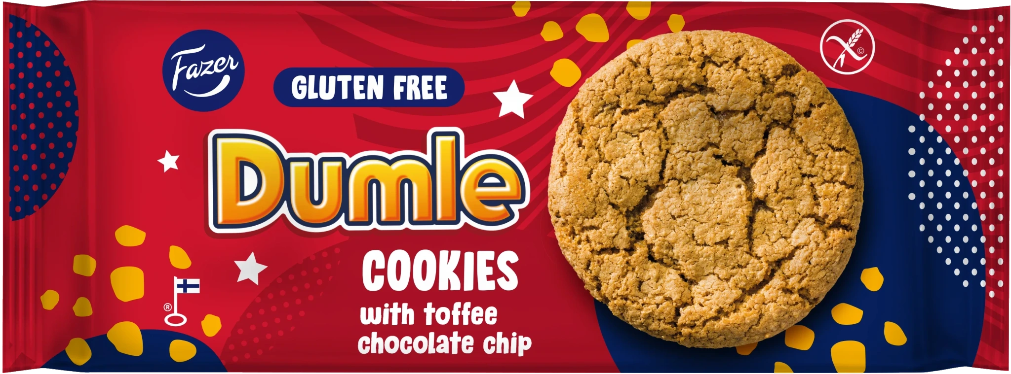 Fazer Dumle Glutenfri Cookies 140g