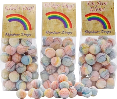 Regnbuer Drops 110g Roberts