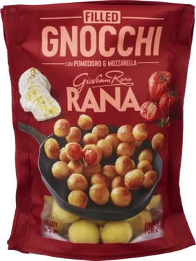 Rana Potetgnocchi Fylt med Tomat og Mozzarella Ost