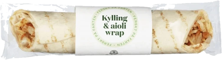 Wrap Kylling&Aioli 250g Bakehuset