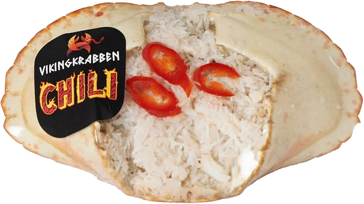 Krabbeskjell Håndrenset m/Chili 120g pr stykk