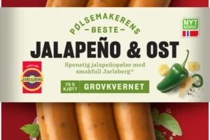 Jalapeño og Ostepølse 225g Enh