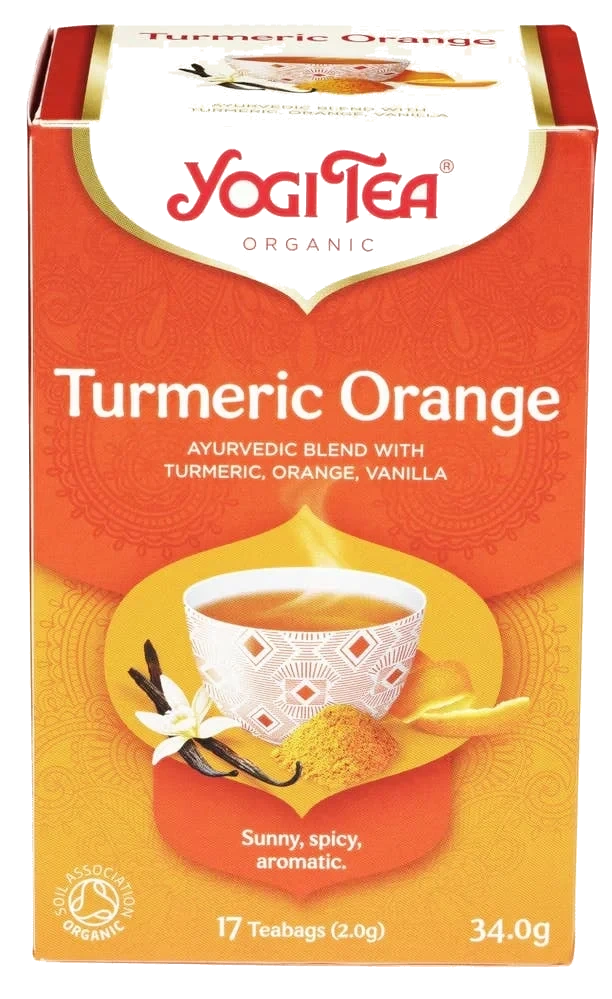 Yogi Tea Turmeric Orange Økologisk, 17 stk