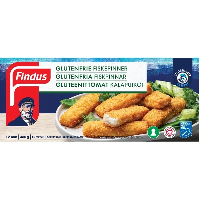 Fiskepinner Glutenfri 360g Findus