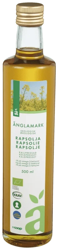 Änglamark Kaldpresset Rapsolje 500ml
