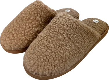 Dametøfler, Ass Størrelser, Beige - Hvit