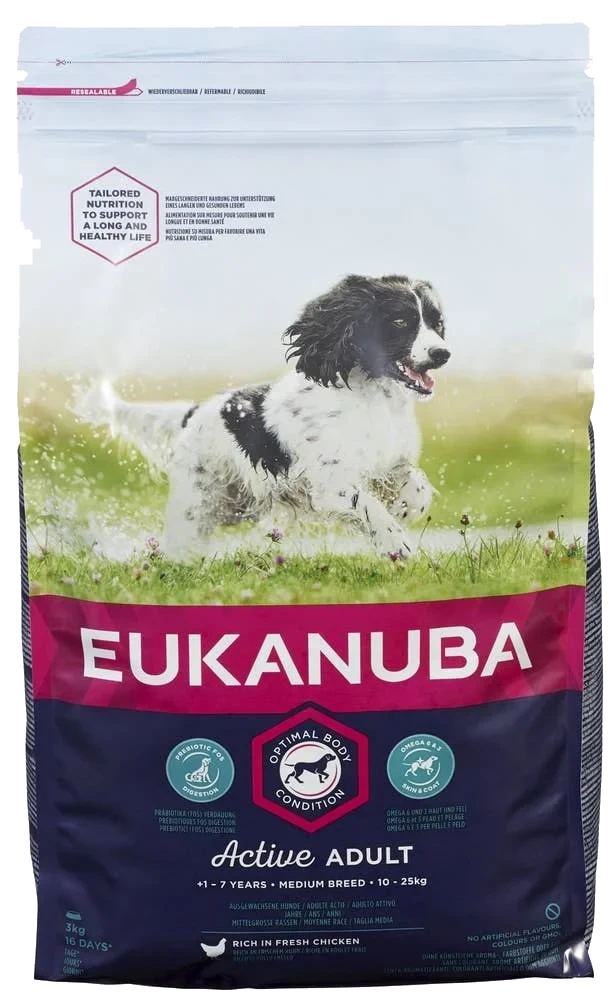 Eukanuba Dog Adult Medium 3 kg For