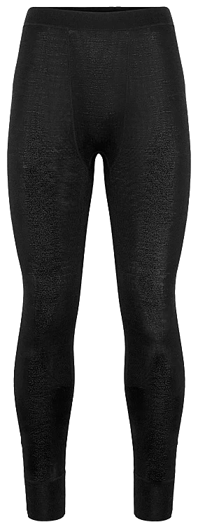 Wool Longs Men Jet Black L Pierre Robert