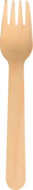 Gaffel Abena Gastro 16cm Brun Birketre Komposterbar