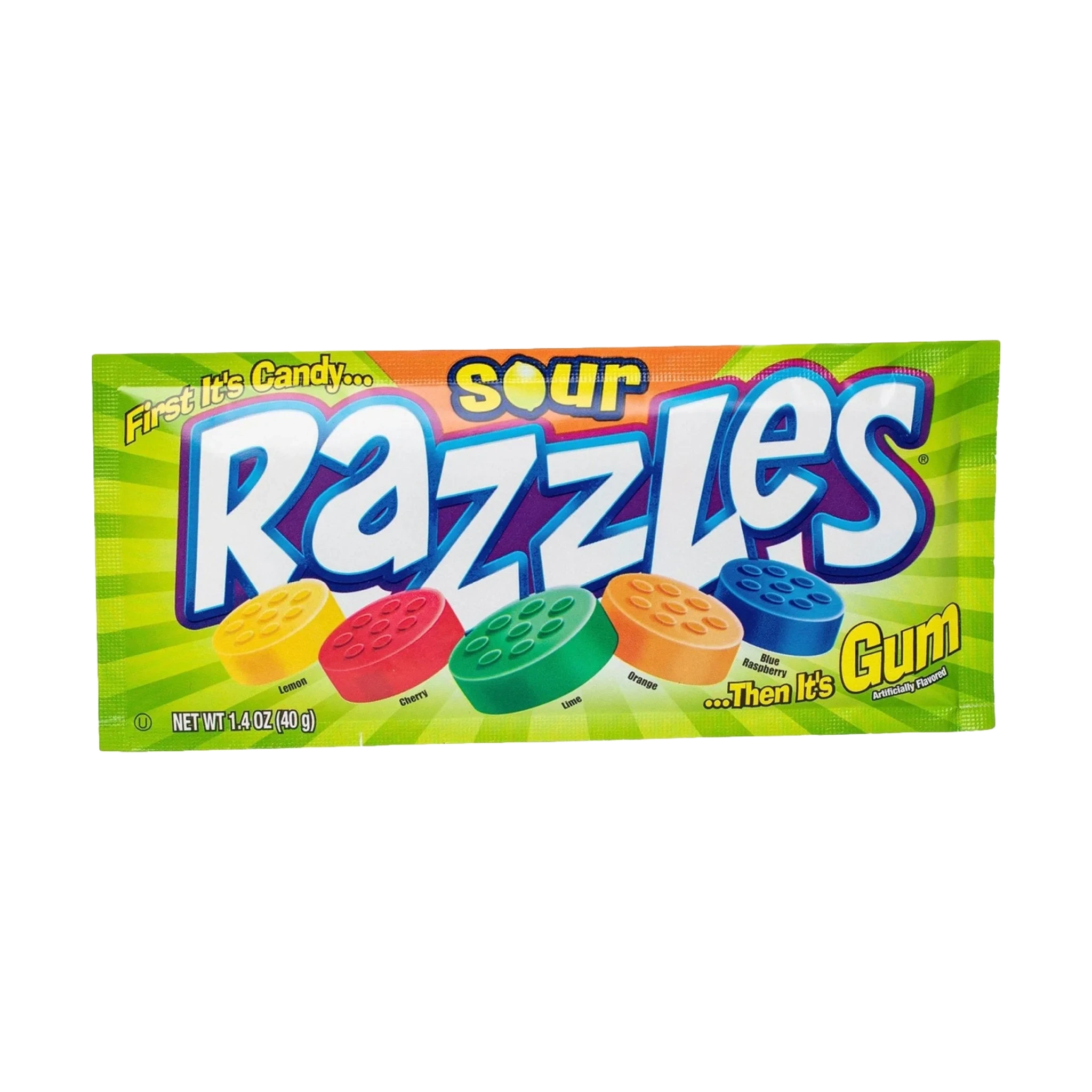 Sour Razzles 40 g