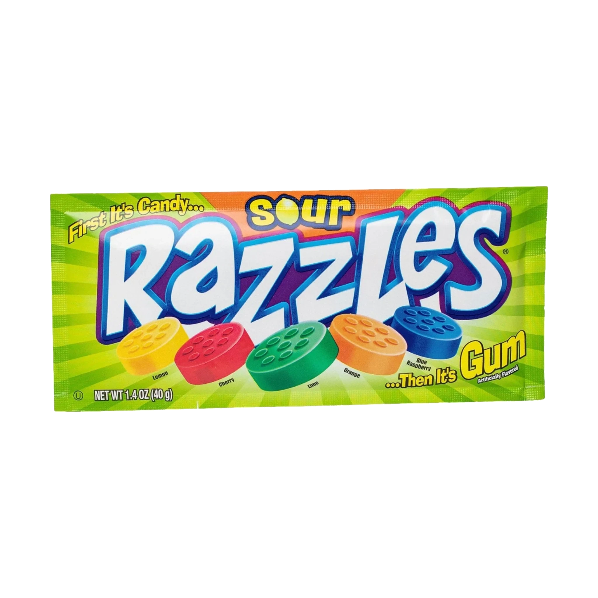 Sour Razzles 40 g