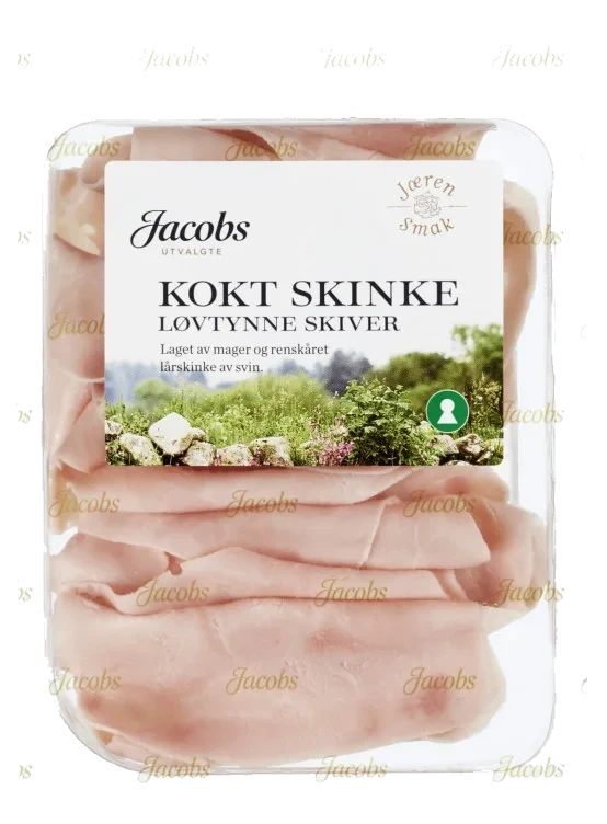 Kokt Skinke Løvtynne skiver 100g Jacobs