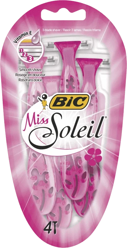 Bic Miss Soleil Barberhøvel 4pk