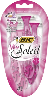 Barberhøvel Miss Soleil 4-p Bic