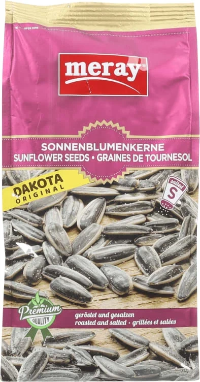 Solsikkefrø Dakota Saltet 250g Meray