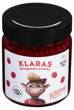 Bringebærsyltetøy Klaras 225g Røyland
