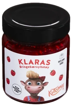 Bringebærsyltetøy Klaras 225g Røyland