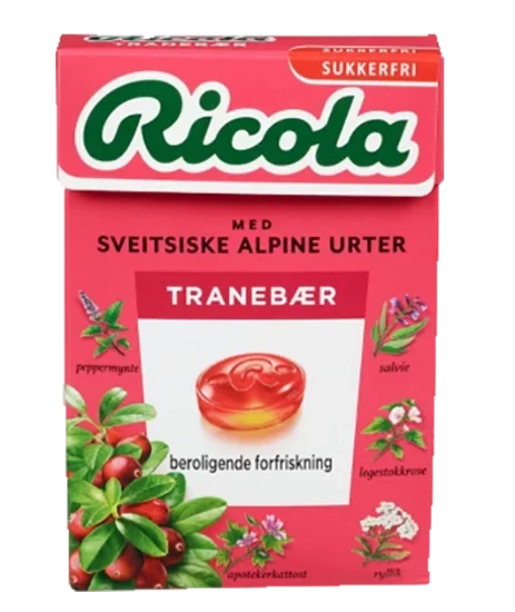 Ricola Tranebær 50g