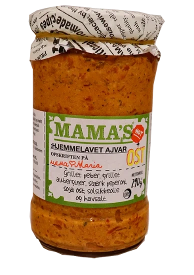 Mamas Ajvar Sterk m/ost 290g