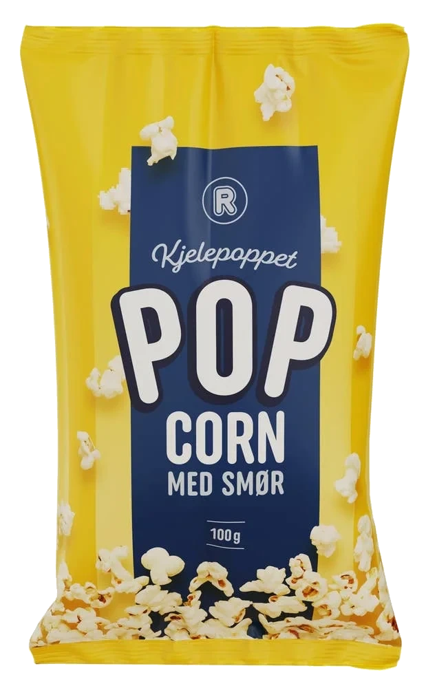 Popcorn med smør