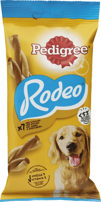 Pedigree Rodeo Godbiter med Kylling X7