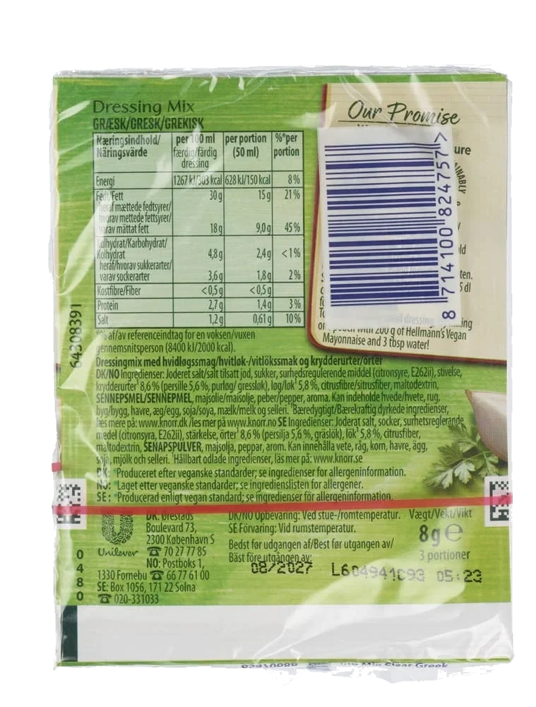 Gresk dressingmix
