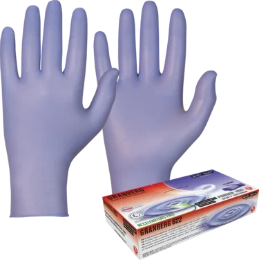Engangshansker Magic Touch® Soft Nitrile™, Pudderfri Indigo Farge Str l