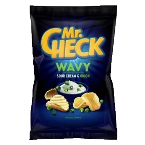 Potato Snack Wavy - Rømme & Løk