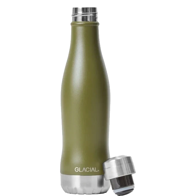 Vattenflaska Matte Green 400ml