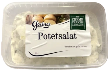 Potetsalat m/Creme Fraiche & Estragon 500g Gorines