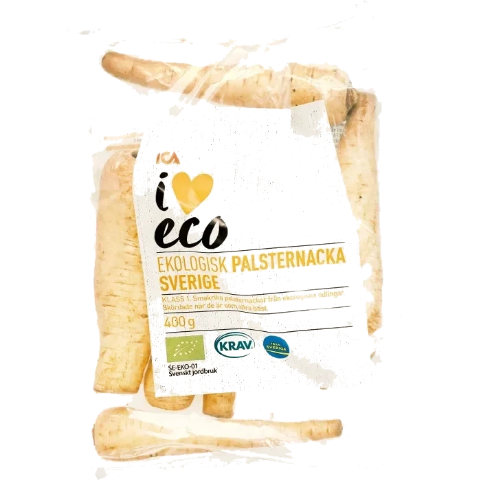 Palsternackor Ekologiska 400g KRAV Klass 1 ICA I love eco