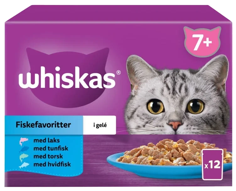 Whiskas Core 7+ Fish Selection In Jelly