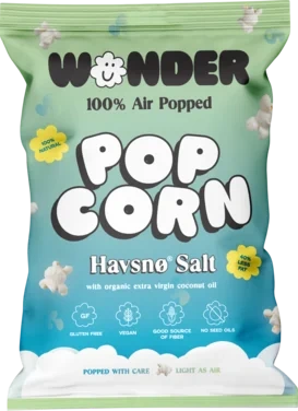 Wonder Popcorn Havsnø Salt 100g