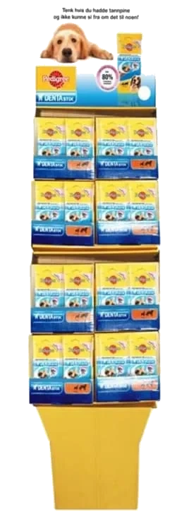 Pedigree Dentastix Mix Display 80stk