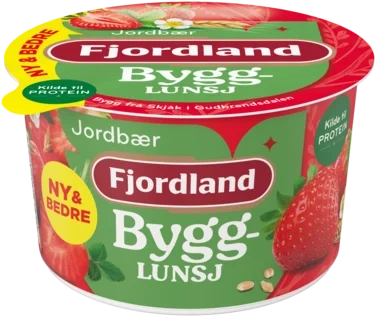 Fjordland Bygglunsj Jordbær 150 G