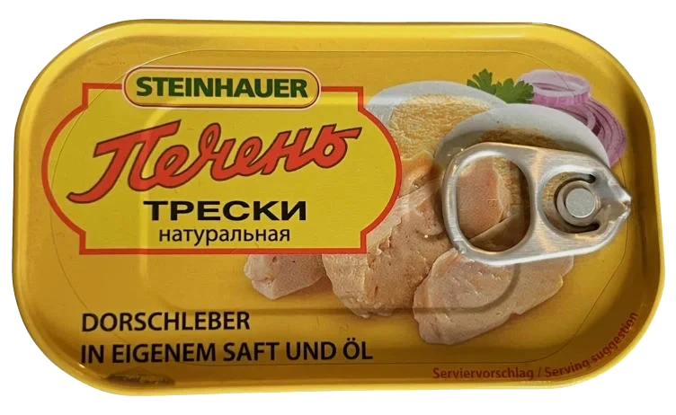 Torskelever Steinhauer 120g