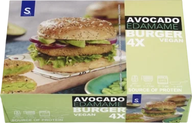 Avocado Edamame Burger 360g