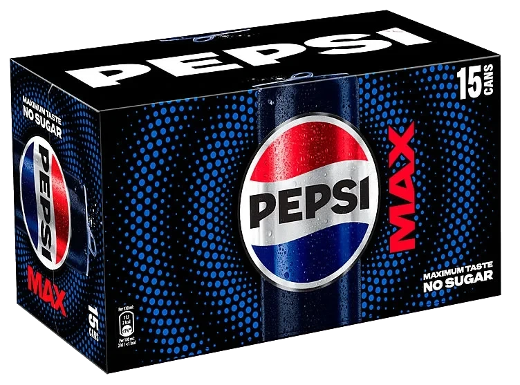 Pepsi Max 15x0,33l boks