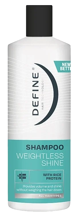 Define Shampoo Weightless Shine 400ml