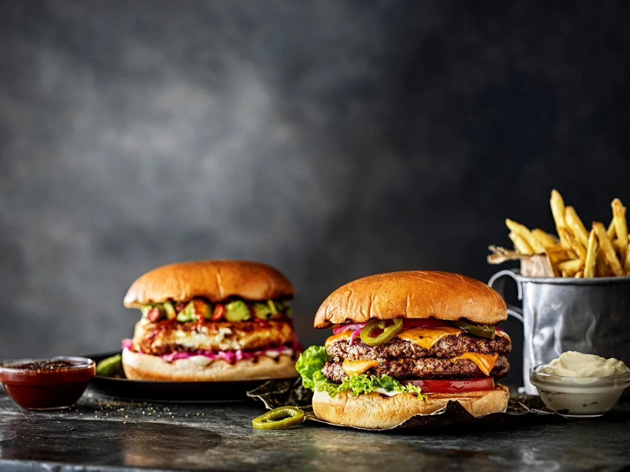Burger bun, Grande