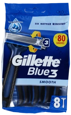 Engangshøvel Blue3 Smooth 8stk Gillette