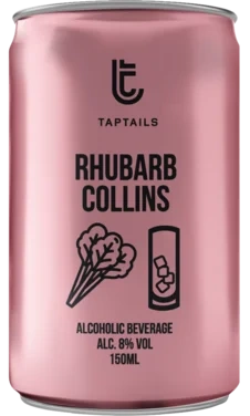 Taptails Rhubarb Collins 8% 150ml