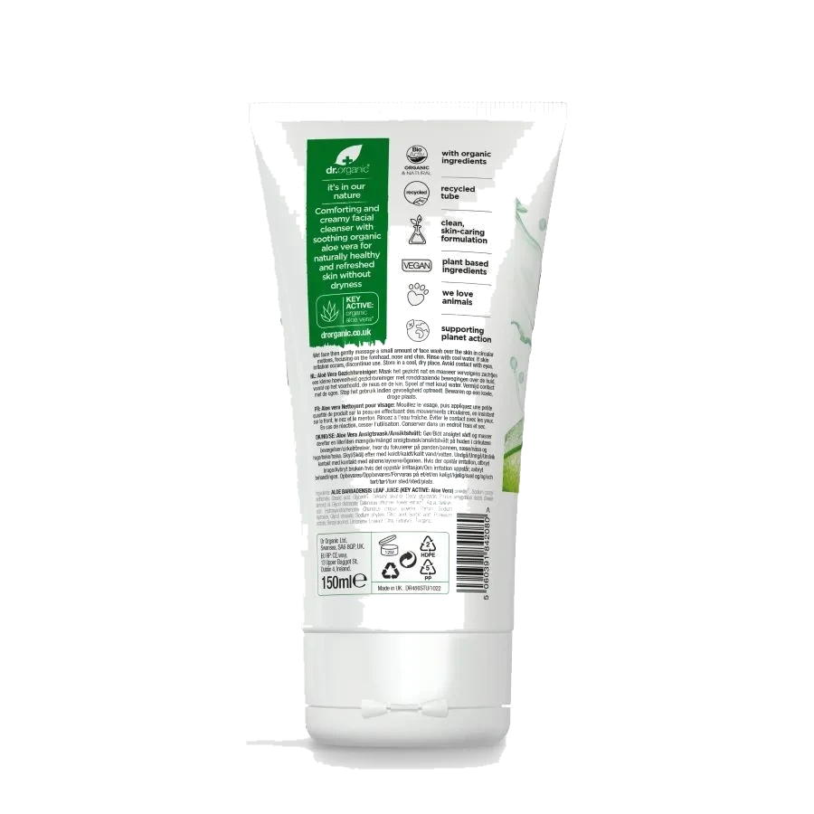 Dr. Organic Aloe Vera Creamy Face Wash