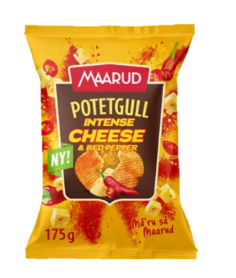 Maarud Intense Cheese & Red Pepper 175g