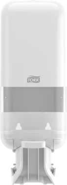 Tork Dispenser Såpe og Hånddesinfeksjon m/Albuebøyle Hvit S4