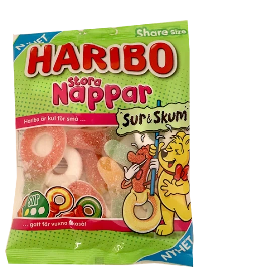 Nappar Sur & Skum 150g